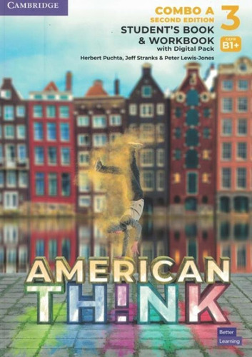 American Think 3a Combo Student´s Book And Workbook With Digital Pack - 2nd Ed, De Puchta, Herbert. Editora Cambridge University, Capa Brochura, Edição 2 Em Inglês Americano