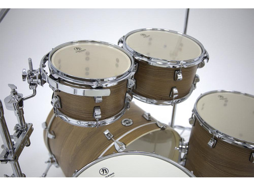 Bateria Nagano World Full Mwd Bumbo 22x18 C/ Ferragens Cor Modern Wood