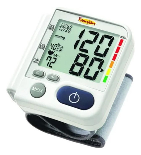 Medidor Digital De Pressão Pulso Premium Arritmia Cardíaca