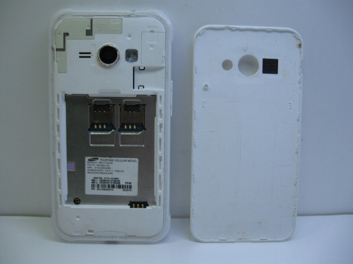 Samsung Galaxy J1 Ace 3g Sm-j110l/ds Ligando Placa Ok Branco