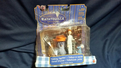 Set De 4 Figuras Ratatouille Remy Linguini Disney Pixar