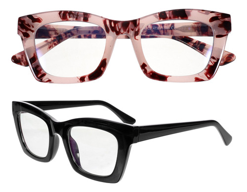 Gafas Ópticas Retro, 2 Unidades, Gafas Decorativas Para Homb