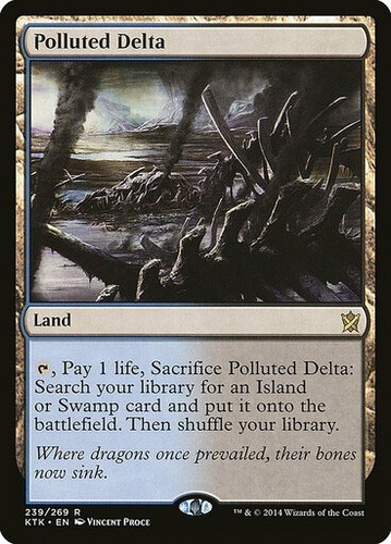 Magic Polluted Delta Khans Of Tarkir