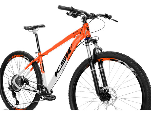 Bicicleta Aro 29 Ksw Xlt100 12v Shimano Deore Suspensão A Ar