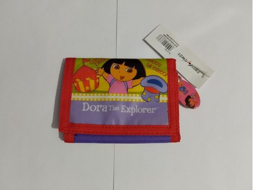 Cartera Billetera Dora La Exploradora Roja Y Morada