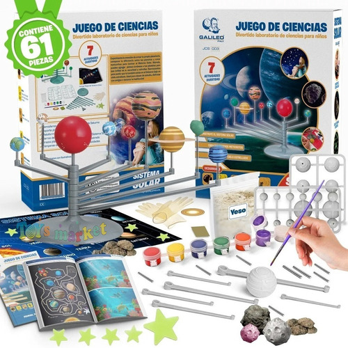 Juego De Ciencias Sistema Solar Planetas Galileo Italy