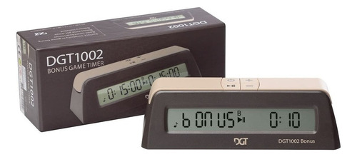 DGT 1002 Negro Reloj De Ajedrez Portátil