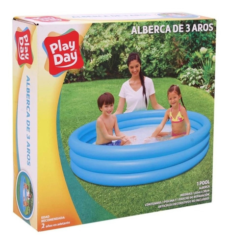 Alberca De 3 Aros Play Day Más Regalo