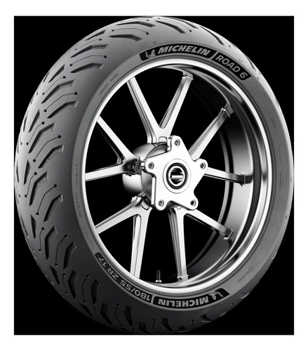 Imagen 3 de 10 de Caucho Para Moto Michelin 150/707r17 (69w) Road 6 R Tl