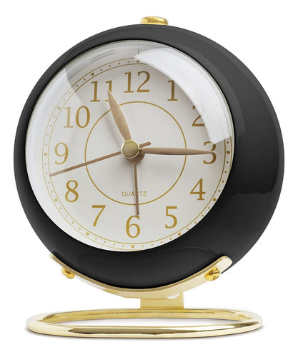 Reloj De Sobremesa Pequeño Reloj De Alarma Analógico Vintage
