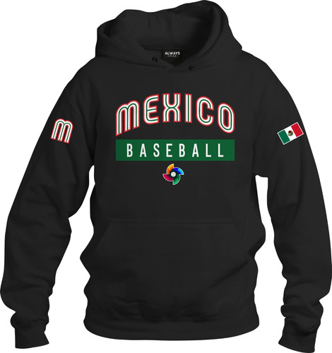 Sudadera Hoodie Mexico Beisbol Mundial Seleccion Mexicana M3