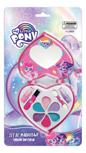 Set De Maquillaje Corazon Con Espejo My Little Pony Hasbro