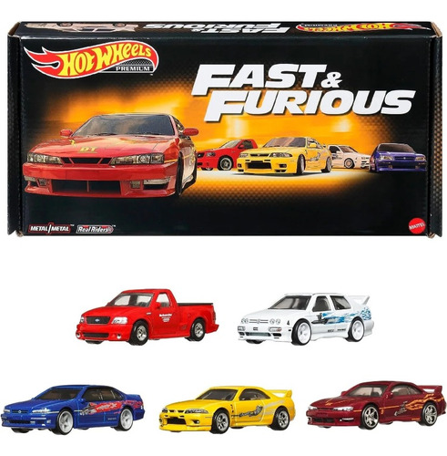 Hotwheels Rápido Y Furioso Set De 5 Fast & Furious