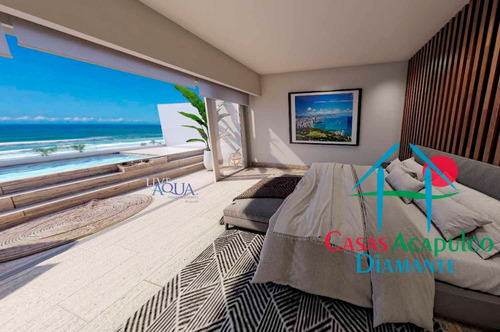 Cad Live Aqua 1906. Terraza, Alberca Privada, Jacuzzi Y Vista Frontal Al Mar