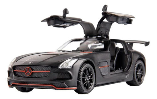 Ilooboo Alloy Collectible Black Benz Sls Amg Toy Vehicle Pul