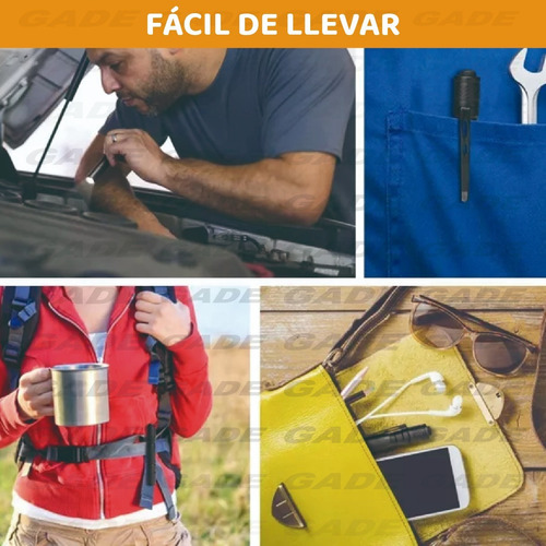 Imagen 3 de 10 de Linterna De Bolsillo Pocket Corta 1w Jieli