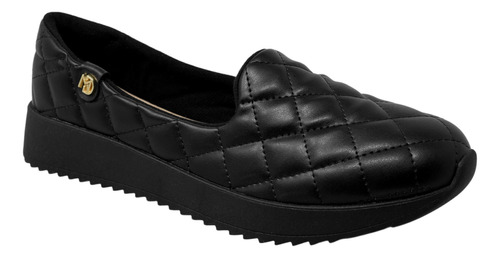 Tenis Slip On Negro Casual Zapatos Mujer Modare 7345234