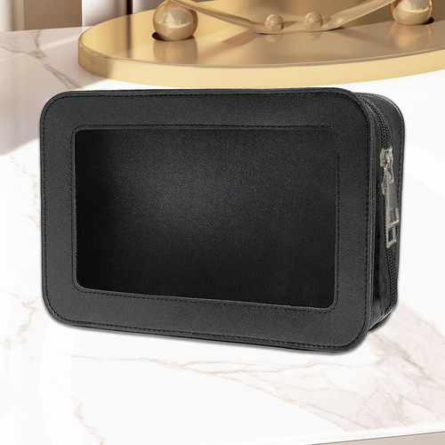 Bolsa De Maquillaje Transparente E Impermeable Con