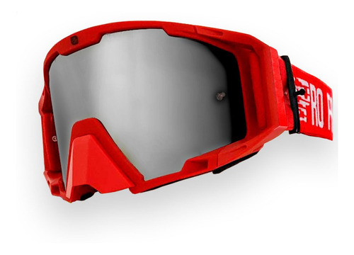 Gafas Goggles Motocross Enduro Tacticos Roja