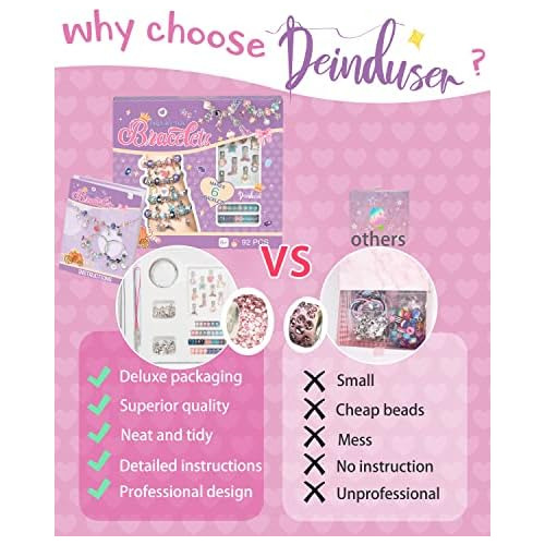 Kit De Fabricación De Pulseras De Dijes, S Y Manualid...