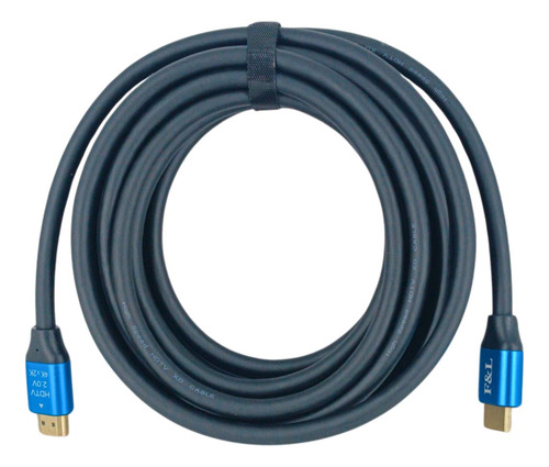 Cabo Hdmi 2.0 5 Metros 4k Blindado - Conectores 24k Gold