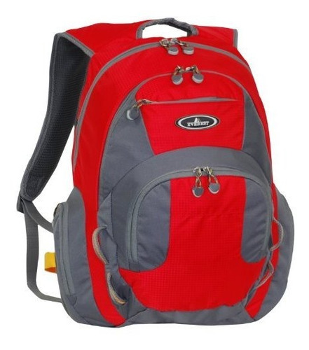 Everest Deluxe Del Viajero  Mochila Para Portatil Rojo Dp100