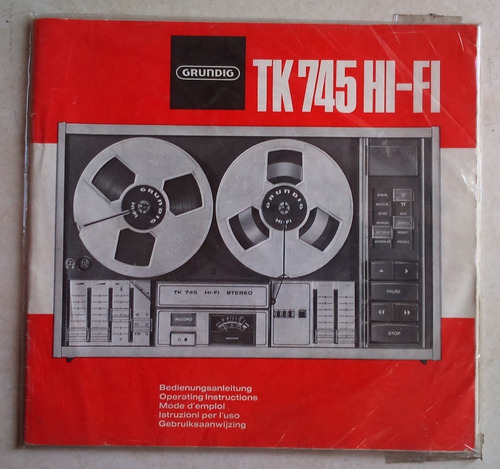 Libro Manual Grundig Tk 745 Hi-fi