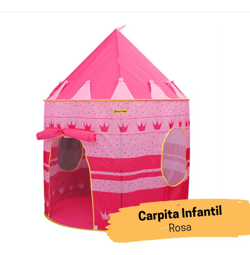 Carpita Casita Infantil Casa Castillo Plegable Fácil Armado