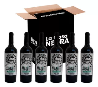 Vino Tinto Los Siete Locos - El Farmacéutico - 750 Ml X 6 U.