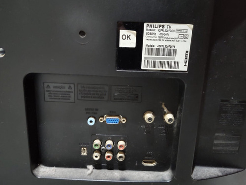 Tv Philips 42pfl3007d/78 (Usado)
