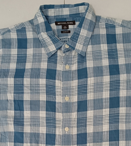 Camisa Michael Kors Hombre Xl Classic Fit 