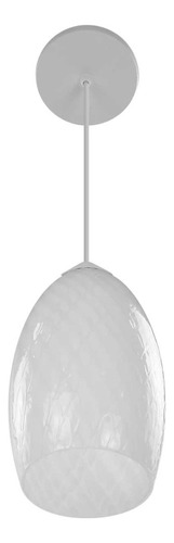 Candil Para Techo Colgante Decorativo Cristal Maxxi Mx-cl700 Color Blanco