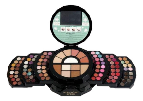 Kit De Maquillaje Completo Sombras + Labios, Tonos