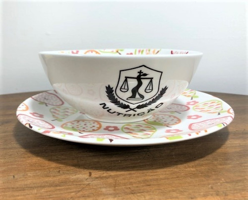 Bowl De Porcelana Profissão - Formatura - Nutrição