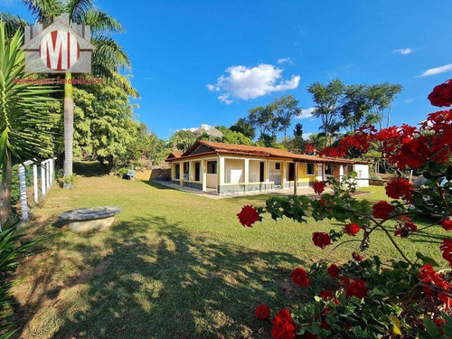 Imagem 1 de 30 de Ótima Chácara, Com 3 Dormitórios, Campinho De Futebol, Pomar, Horta, Bem Localizada, À Venda, 4400 M² Por R$ 360.000 - Rural - Socorro/sp - Ch0972