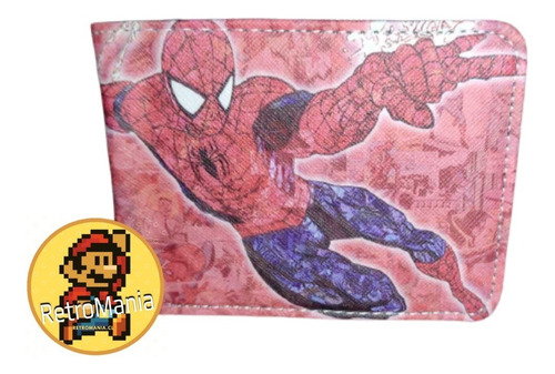 Imagen 1 de 3 de Billetera Spiderman Estilo Clásico Nueva Marvel