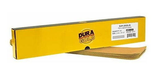 20 Lijas Longboard Dura-gold 7cm X 42cm Grano 320