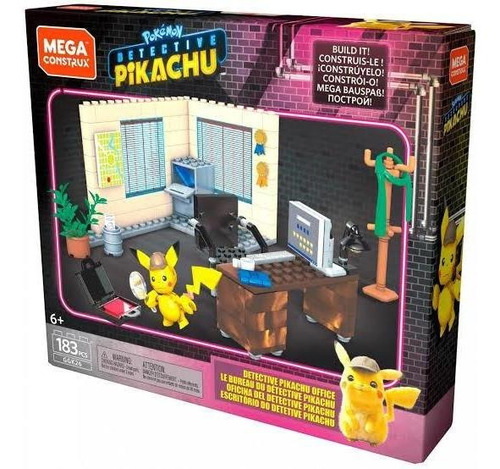 Set Megaconstrux Oficina Del Detective Pikachu