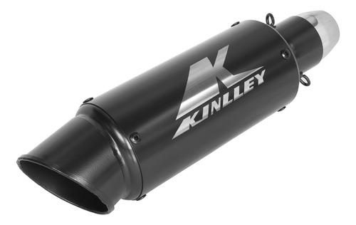 Escape Para Moto Deportivo Negro 38/51mm Universal Kinlley