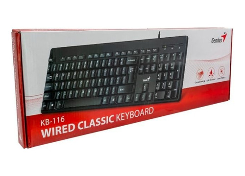 Teclado Usb Genius Kb-116