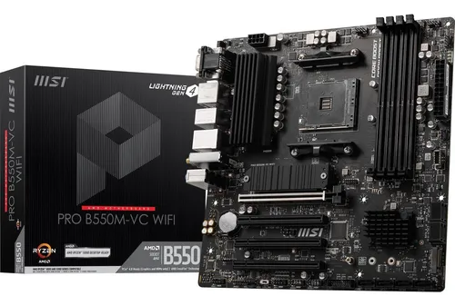 Placa Madre Msi Pro B550m-vc Wifi Pro Serie Amd Ryzen 5000