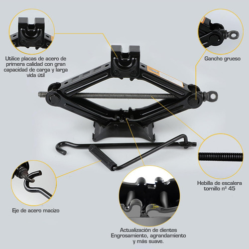 2 Ton Hydraulic Cat With Crank And Reinforced Base