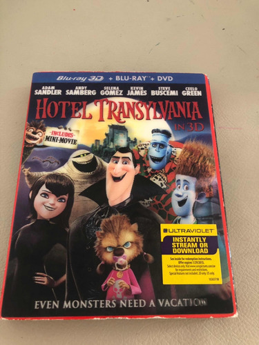 Hotel Transylvania 3d Blu-ray Dvd