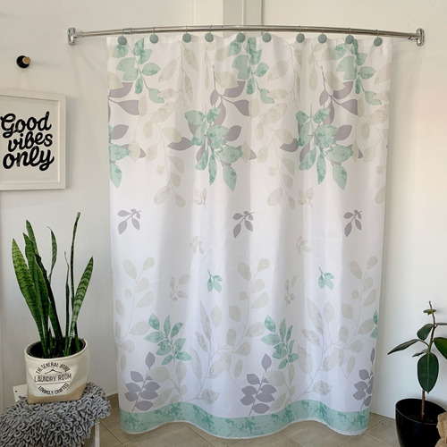 Cortinas De Baño Tela Teflonada Premium Con Diseño 