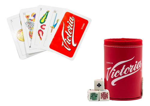 Cubilete Portadados Cervezas + 1 Baraja Española