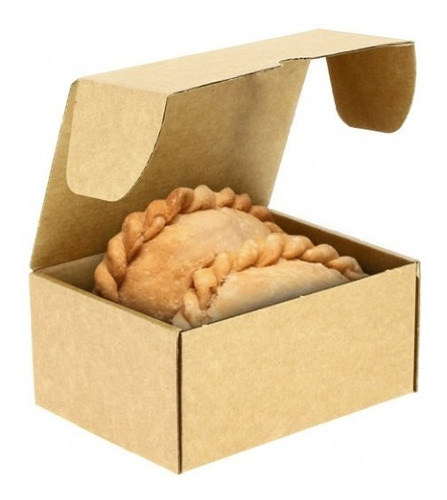 Caja De Empanadas Carton Microcorrugado M/m X100 (20x17x5) 