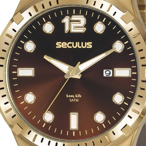 Relógio Masculino Seculus Long Life 20800gpsvda2