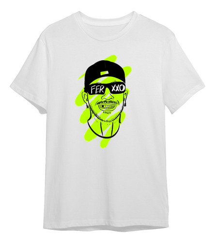 Camiseta Ferxxo Feid Ilustrado Rostro Camisa Sublimada