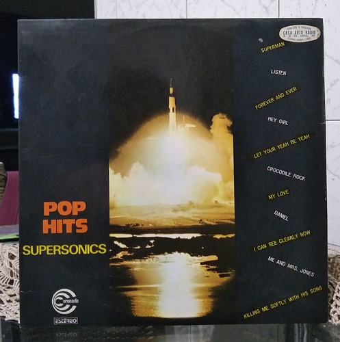 Lp Supersonics-pop Hits 1973 Original Stereo Nacional Raro (Usado)