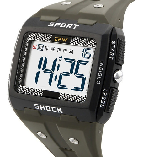 Imagen 3 de 7 de Reloj Táctico Militar Hombre Digital Deportivo Resistente